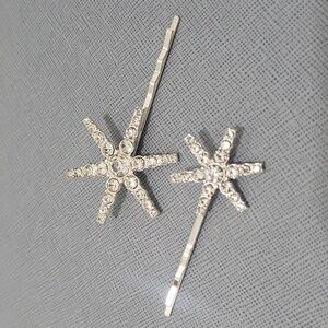 New Bobby Pin Fashion Set Crystal Rhinestone Stars Hair Accessories
